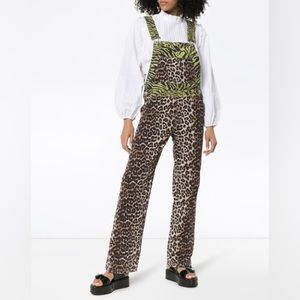 Ganni AW19 Leopard and Zebra Overalls